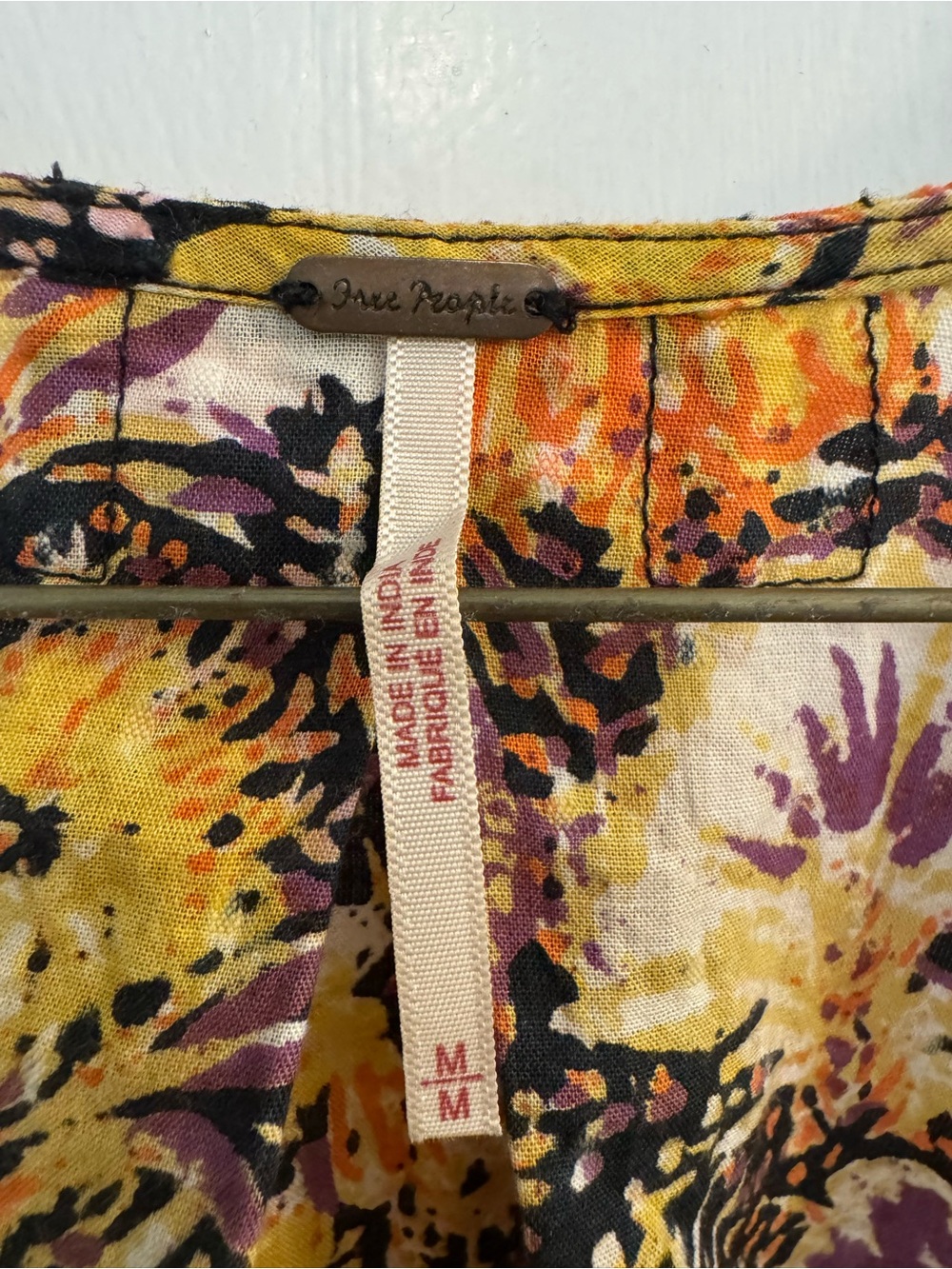 Free People Floral Wrap Top - Picture 2 of 4